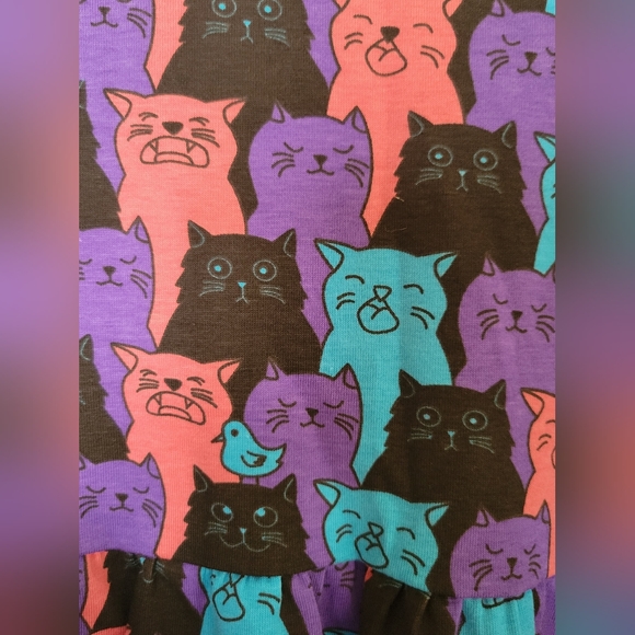 Run and Fly Cat Corus Oversized Smock Dress - Picture 3 of 6